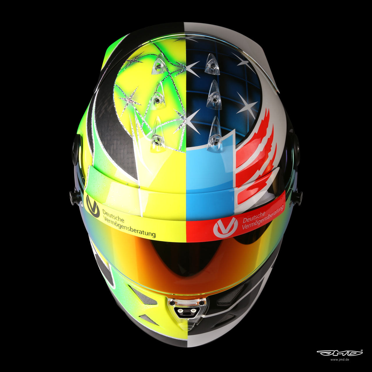 Mick Schumacher replica helmet 1:1 2017