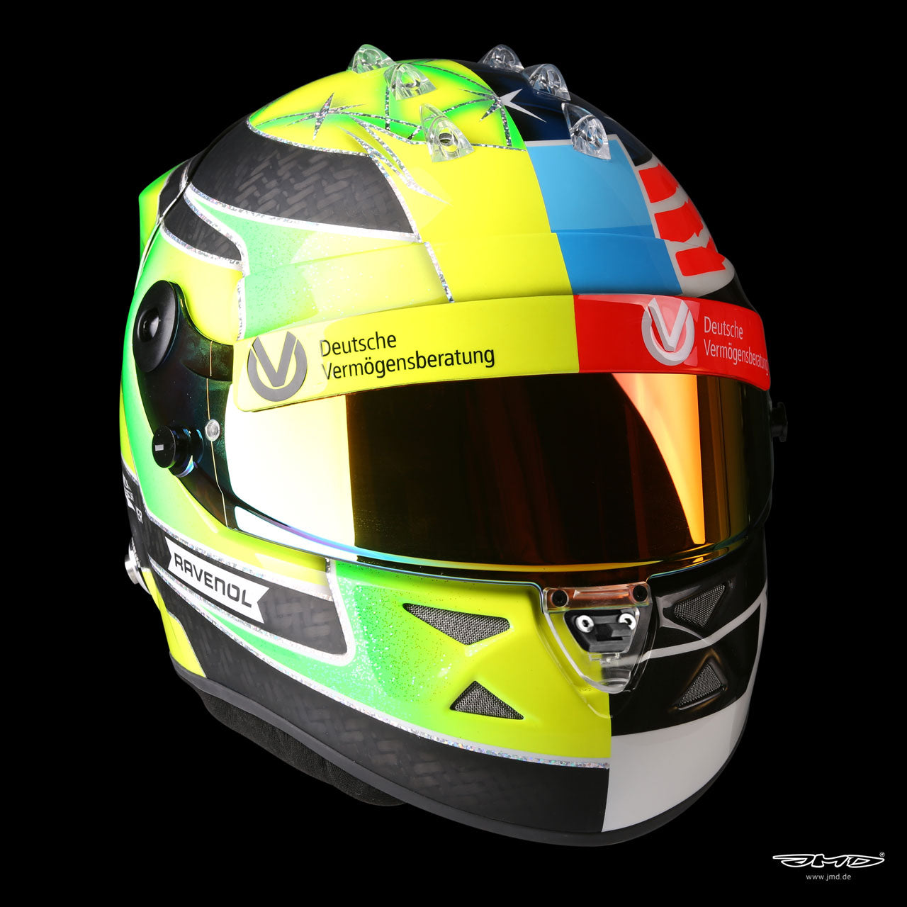 Mick Schumacher replica helmet 1:1 2017