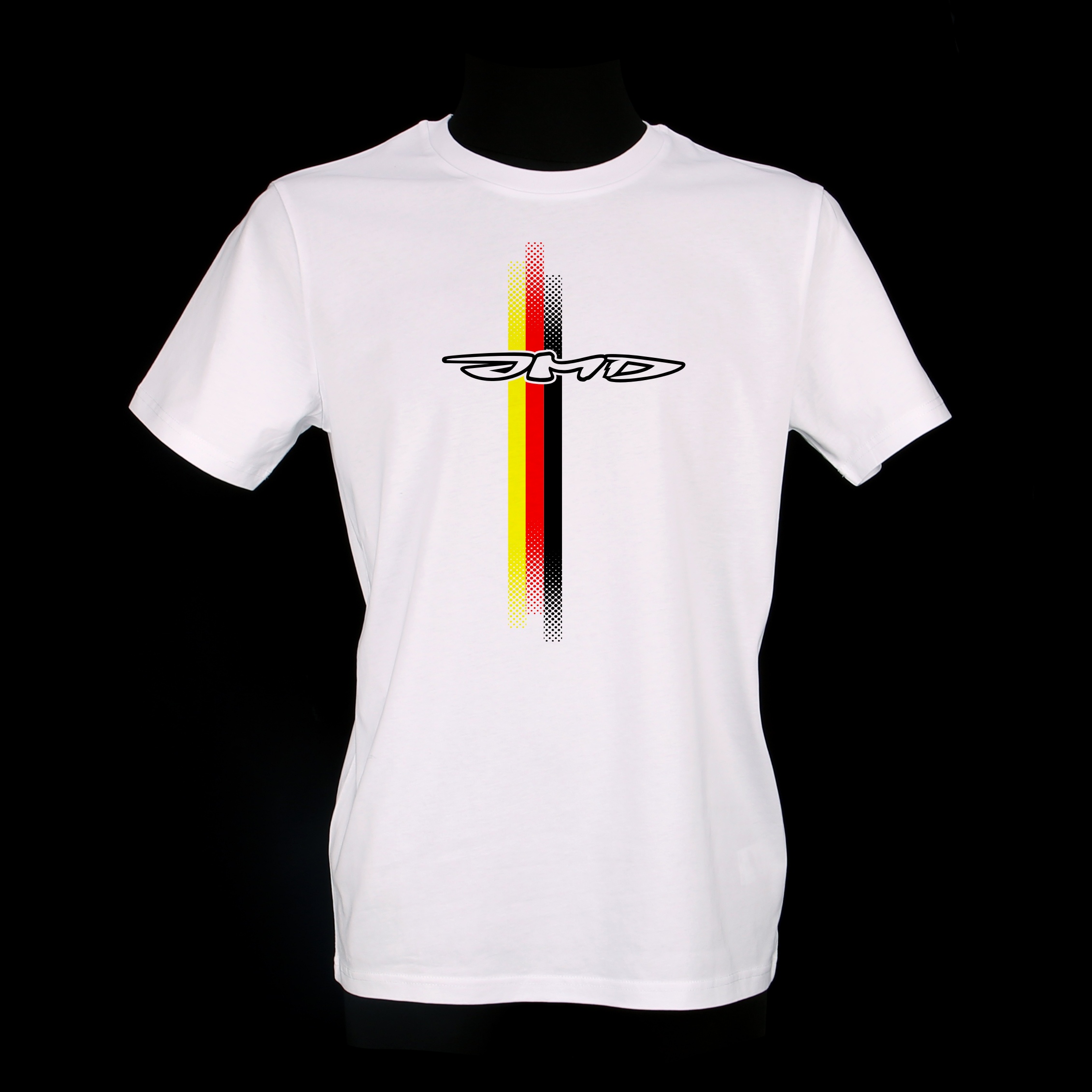 T-Shirt German Flag White