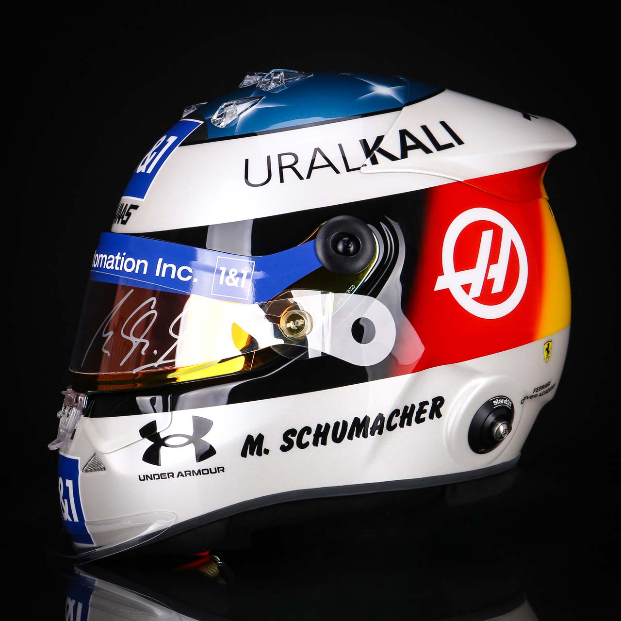 Mick Schumacher replica helmet Spa 2021 1:1