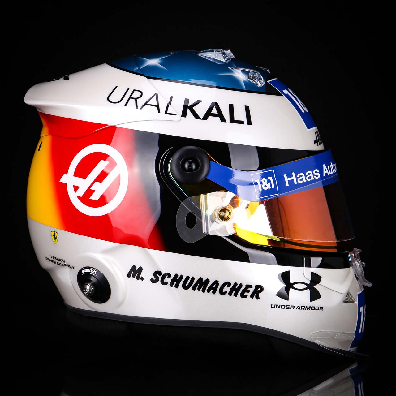 Mick Schumacher replica helmet Spa 2021 1:1